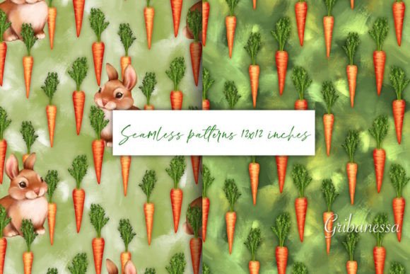 Carrot Seamless Patterns for Creative Projects