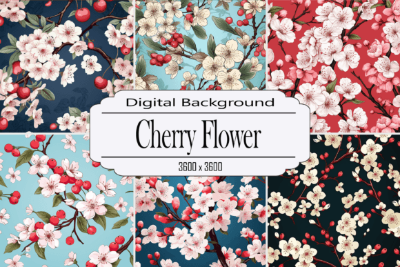 Cherry Flower Patterns: A Guide to Digital Backgrounds and Their Uses