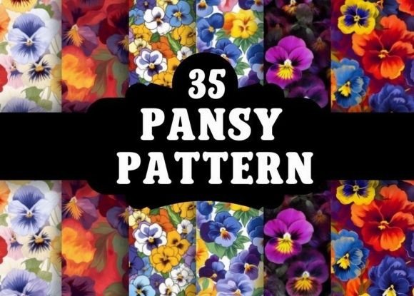 Exploring the Artistry of Pansy Patterns in Digital Design