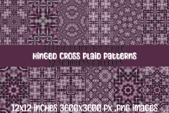 Hinge Cross Plaid Seamless Patterns: A Versatile Design for Every Season