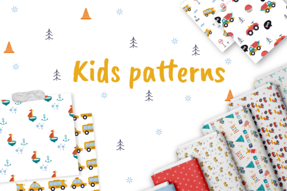 Kids Patterns 28 Pcs: A Versatile Resource for Creative and Commercial Projects