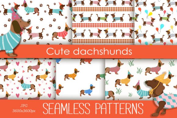 Seamless Patterns with Cute Dachshunds: A Creative Guide for Designers and Hobbyists