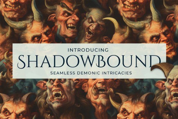Shadowbound - Seamless Demon Patterns