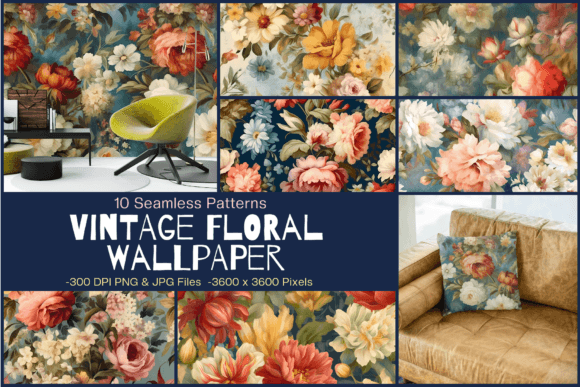 Vintage Floral Wallpaper Patterns
