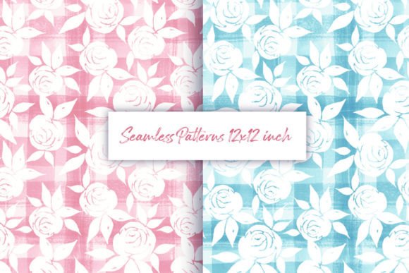 White Flowers Seamless Patterns: A Versatile Digital Paper for Creative Projects